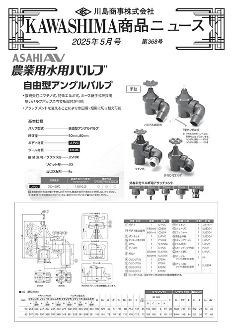 最新号：KAWASHIMA商品ニュース‐Ａ